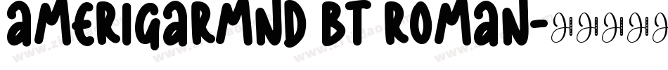 AmeriGarmnd BT Roman字体转换